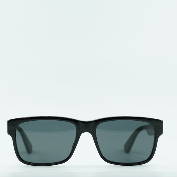 FINAL PRICE NEW GUCCI GG0340S 006 BLACK/MULTICOLOR GREY MENS SUNGLASSES - Picture 3 of 11